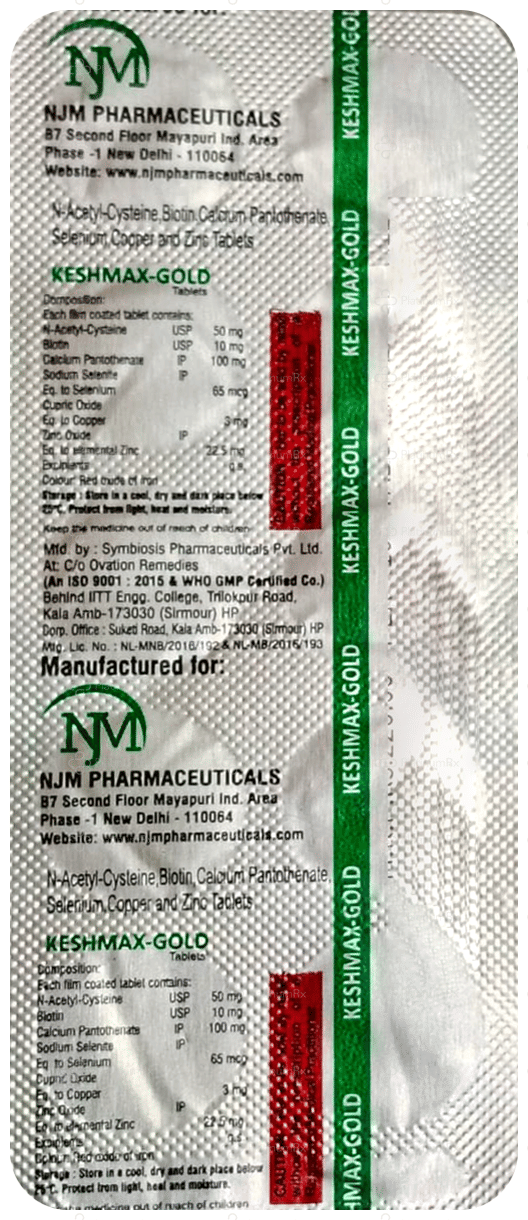 Keshmax Gold Tablet 10s
