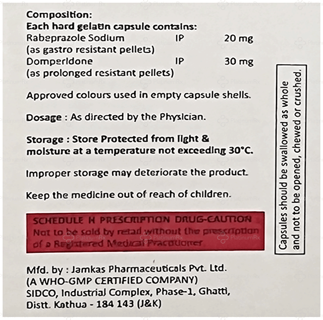 Lera DSR 30/20mg Capsule PR 10s
