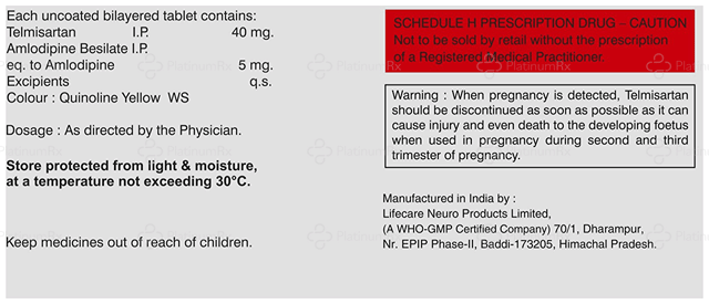 Telpraz AM 5/40mg Tablet 10s