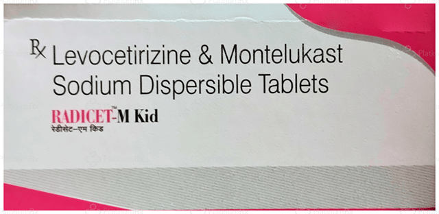 Radicet M Kid 2.5/4mg Tablet DT 10s
