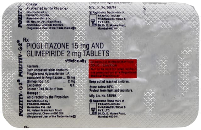 Pozitiv G 2/15mg Tablet 10s