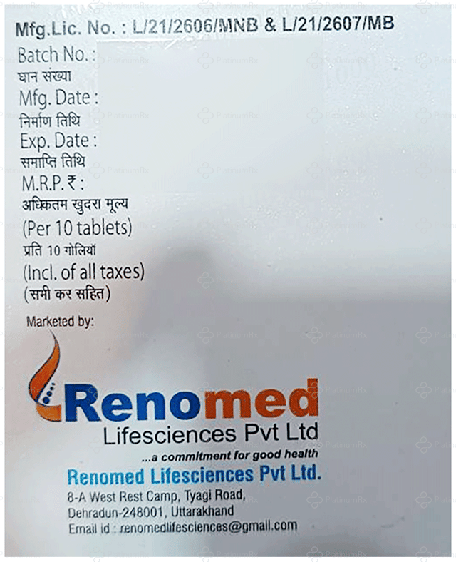 Daplimed M 10/1000mg Tablet ER 10s