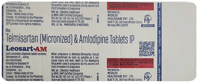 Leosart AM 5/40mg Tablet 10s