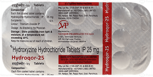 Hydroqor 25mg Tablet 15s