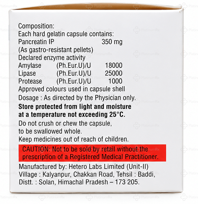 Lupase 25000 Gastro Resistant Capsule 15s