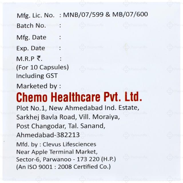 Mebia Retard 200mg Capsule PR 10s