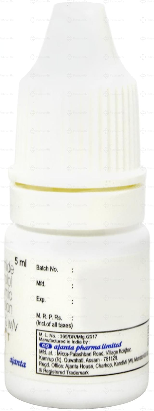 Brinzox T Bak Free Eye Drops 5ml