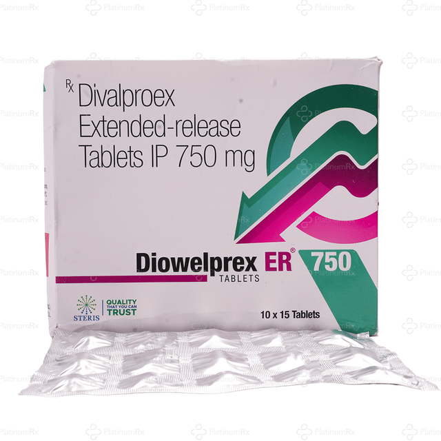 Diowelprex 750mg Tablet ER 15s