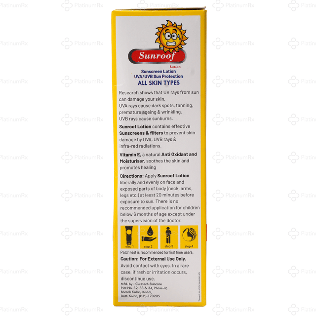 Sunroof SPF 50 Lotion 100ml
