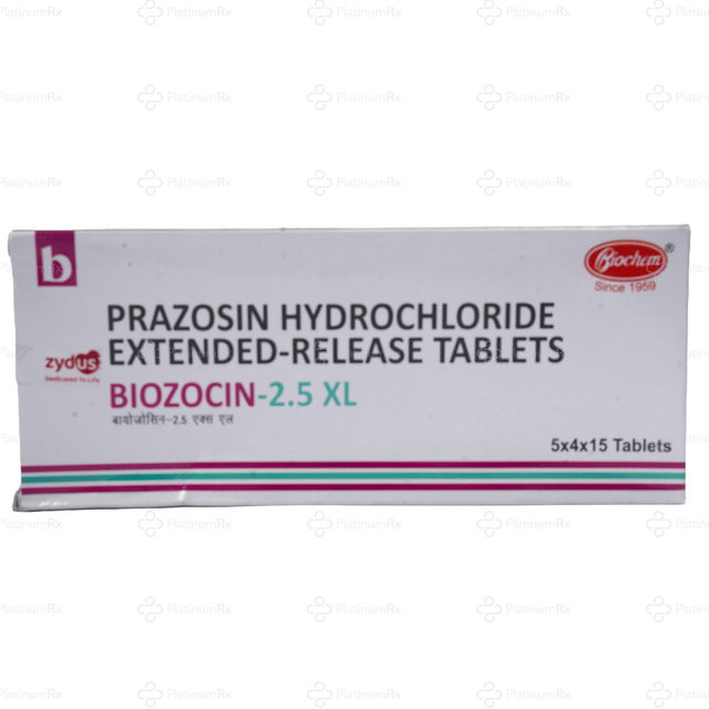 Biozocin 2.5mg XL Tablet 15s
