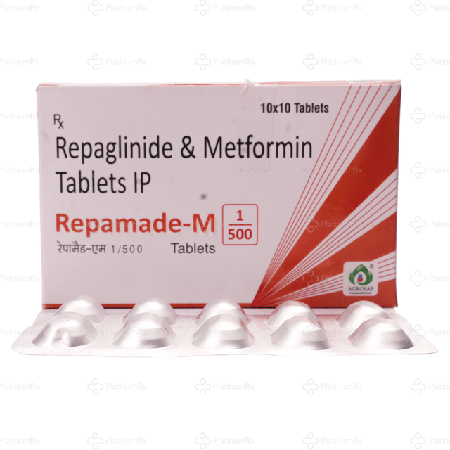 Repamade M 1/500mg Tablet 10s