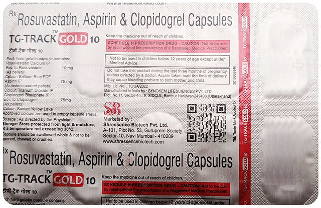 TG Track Gold 75/75/10mg Capsule 10s