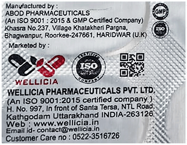 Welflam SP 100/325/15mg Tablet 10s
