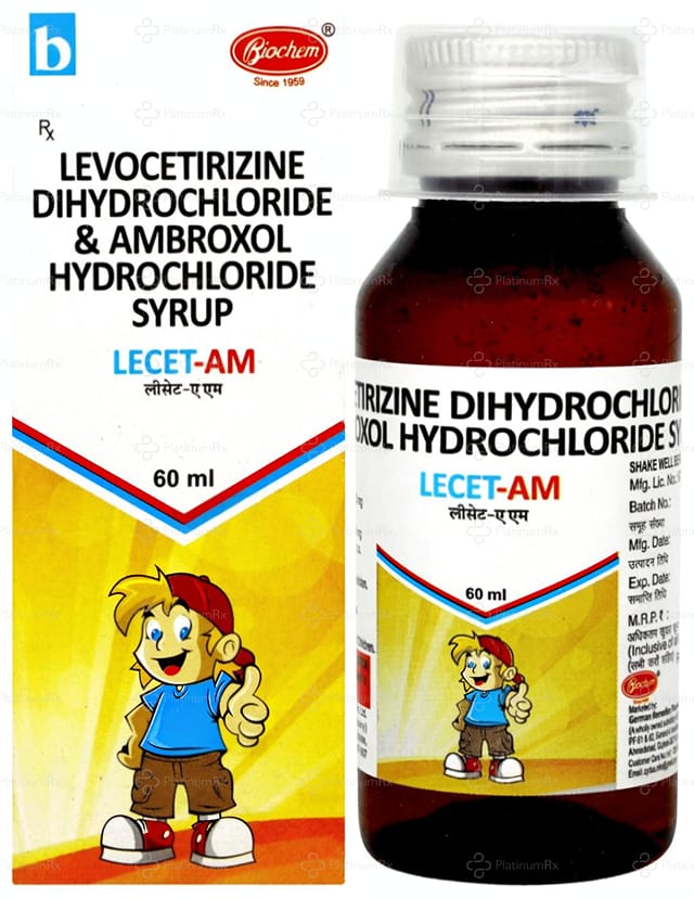Lecet AM 2.5/30mg Syrup 60ml
