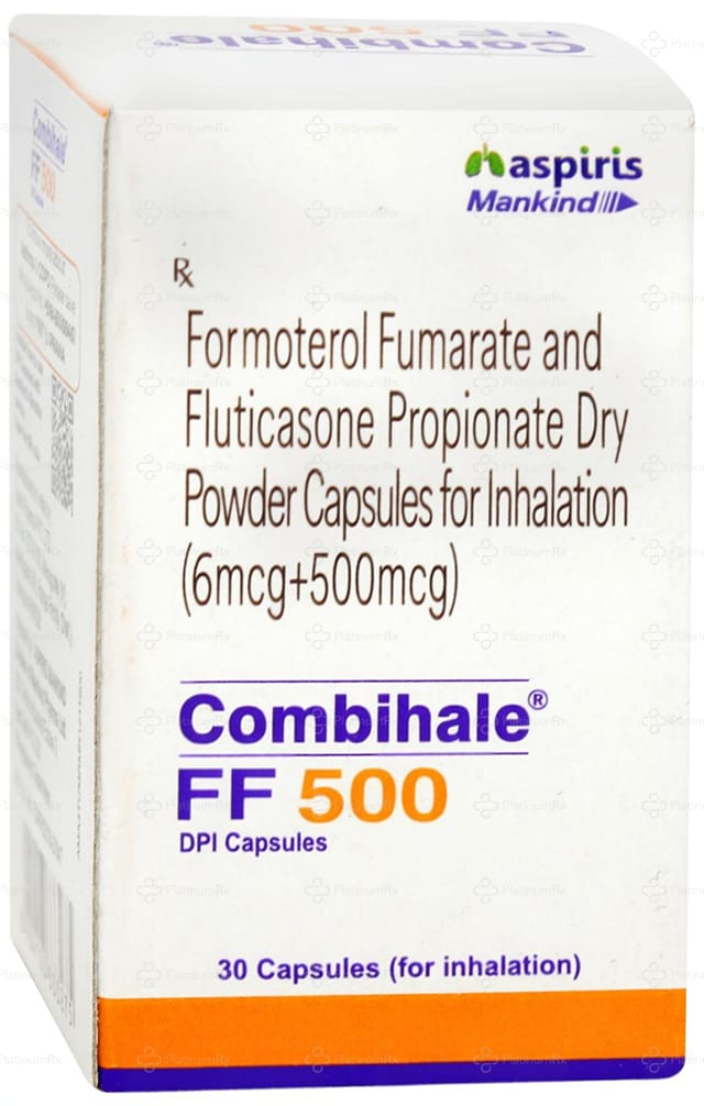 Combihale FF 500/6mcg DPI Capsule 30s