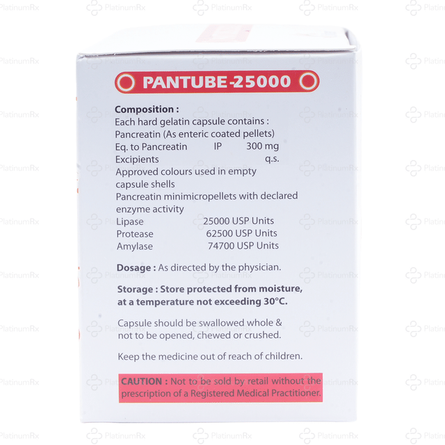 Pantube 25000 Capsule 10s