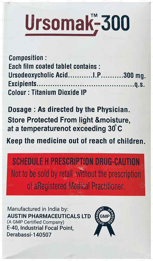 Ursomak 300mg Tablet 10s