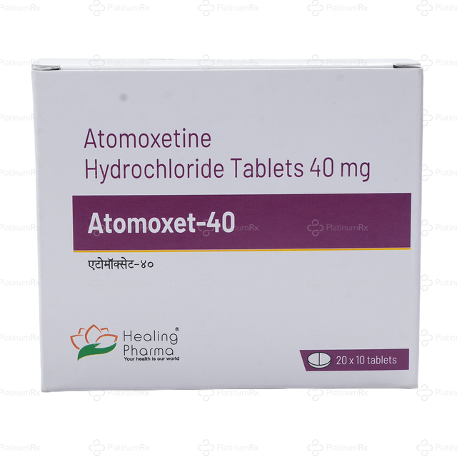 Atomoxet 40mg Tablet 10s