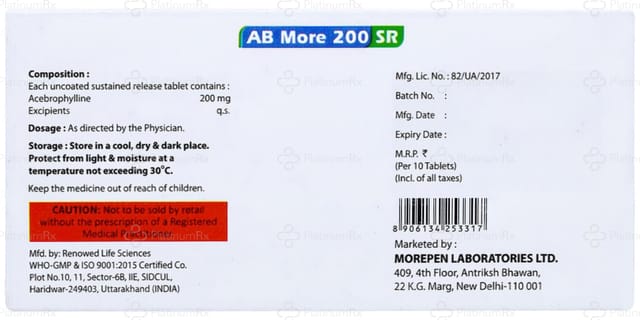 AB More 200mg Tablet SR 10s