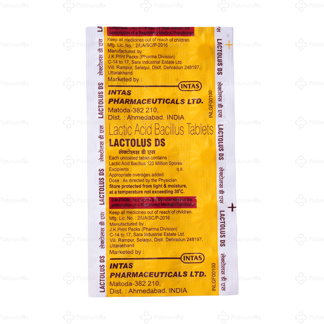 Lactolus DS 120M Tablet 15s