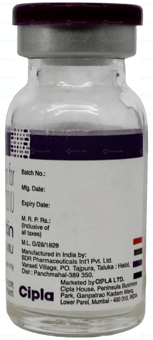 Xylistin 4.5MIU Injection 10ml