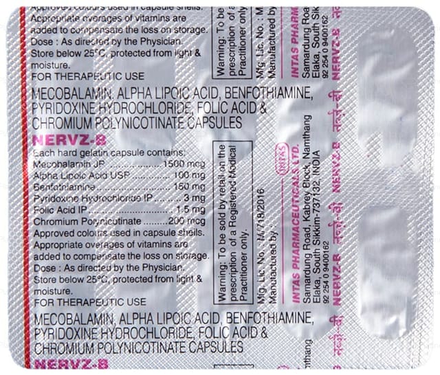 Nervz B Capsule 10s