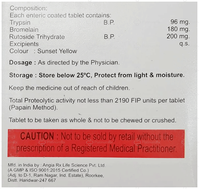 Tbrtan 180/200/96mg Tablet 10s