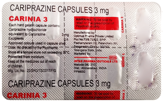 Carinia 3mg Tablet 10s