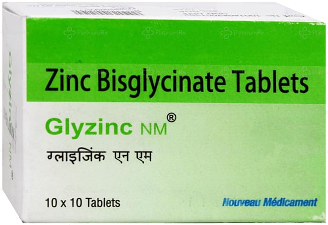 Glyzinc NM 10mg Tablet 10s