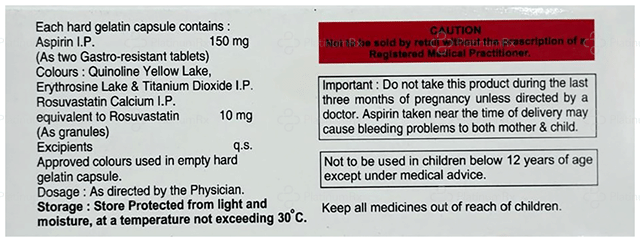 Rozostat ASP 150/10mg Capsule 10s
