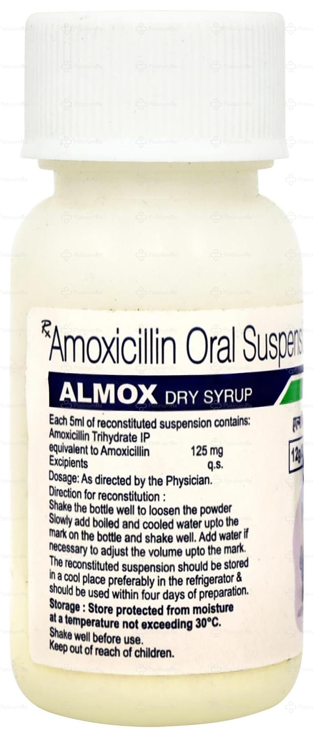 Almox 125mg Dry Syrup 30ml