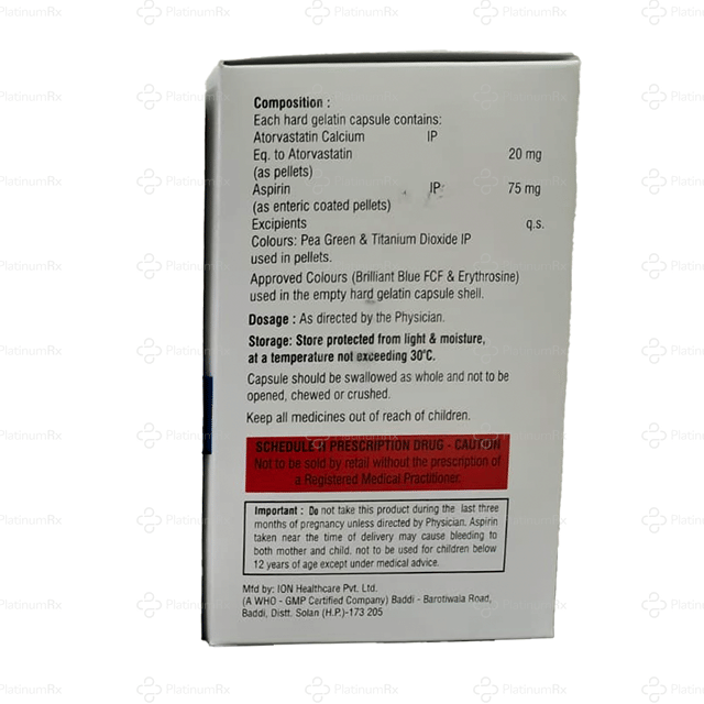 Atorvatin AP 20/150mg Capsule 10s