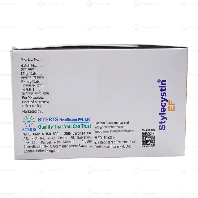 Stylecystin EF 600mg Effervescent Tablet 10s