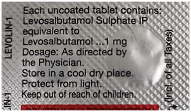 Levolin 1mg Tablet 15s