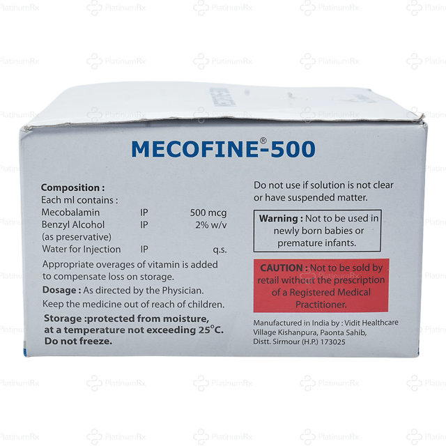 Mecofine 500mcg Injection 1ml