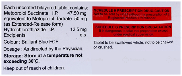 Edbeta XL 50H 12.5/47.5mg Tablet ER 10s