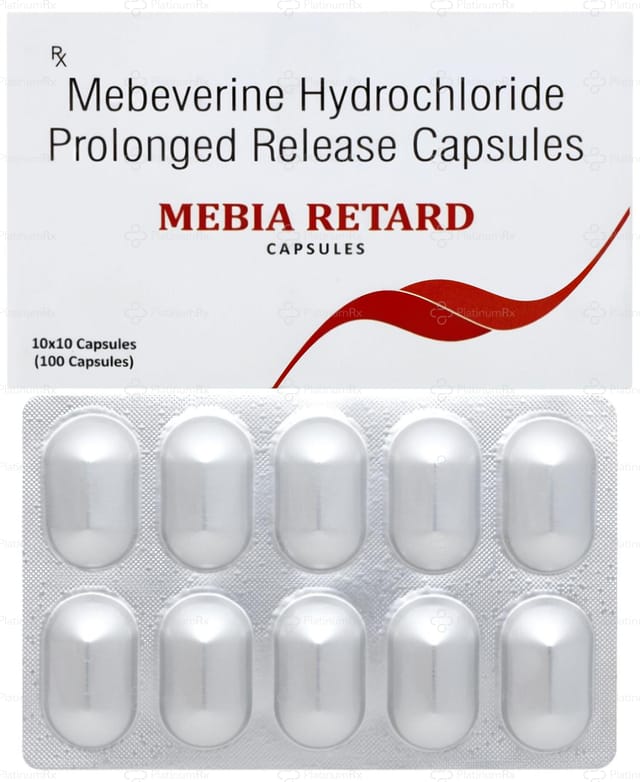 Mebia Retard 200mg Capsule PR 10s