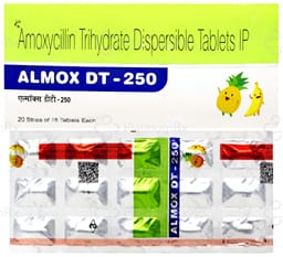 Almox 250mg Tablet DT 15s