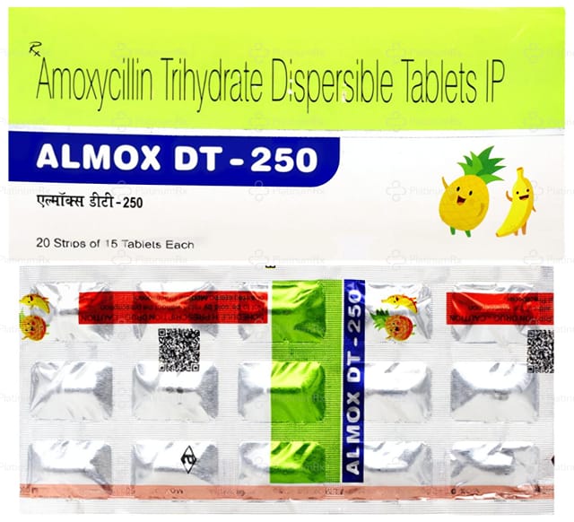 Almox 250mg Tablet DT 15s