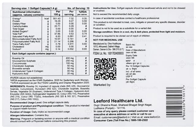 Glucozone C2 Plus Capsule 10s
