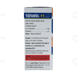 Tofanol 11mg Tablet ER 10s