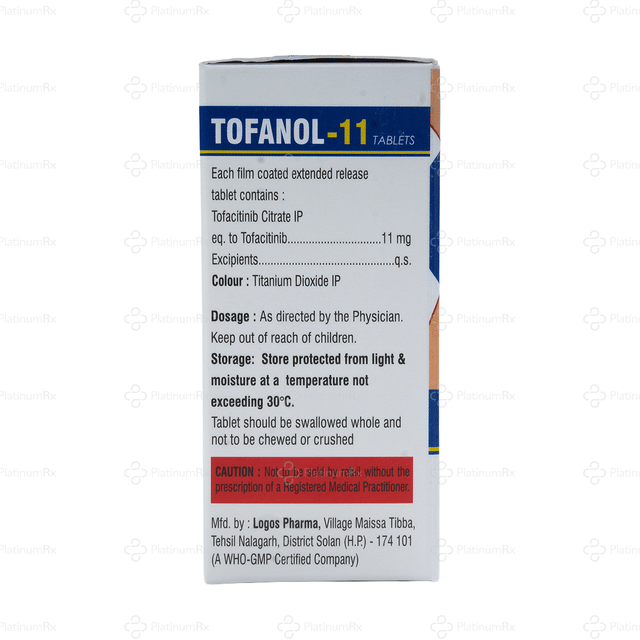 Tofanol 11mg Tablet ER 10s