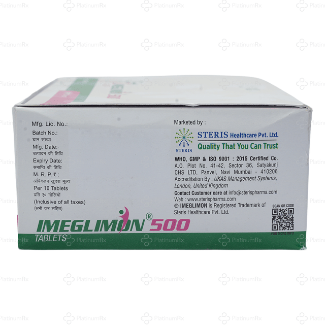 Imeglimon 500mg Tablet 10s