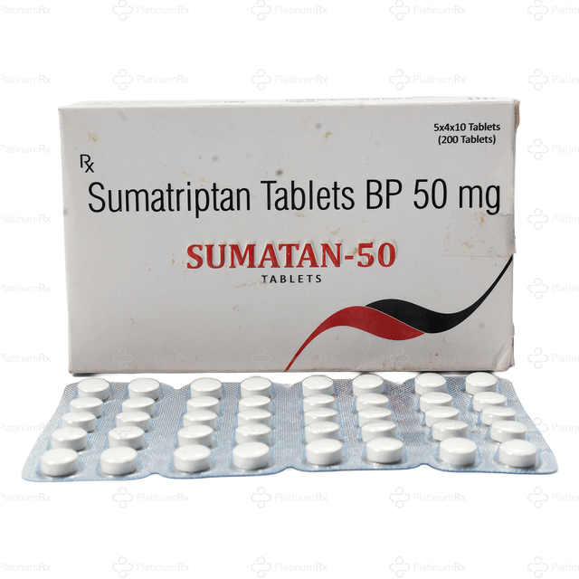 Sumatan 50mg Tablet 10s
