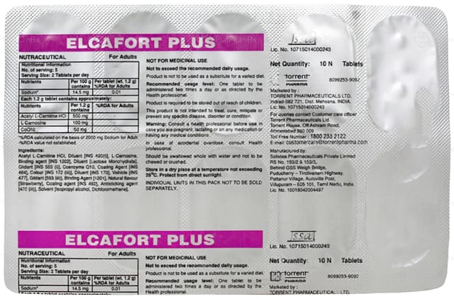 Elcafort Plus Tablet 10s