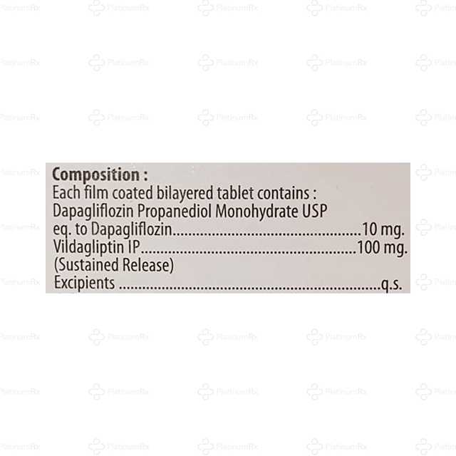 Nextdapa VG 10/100mg Tablet SR 10s