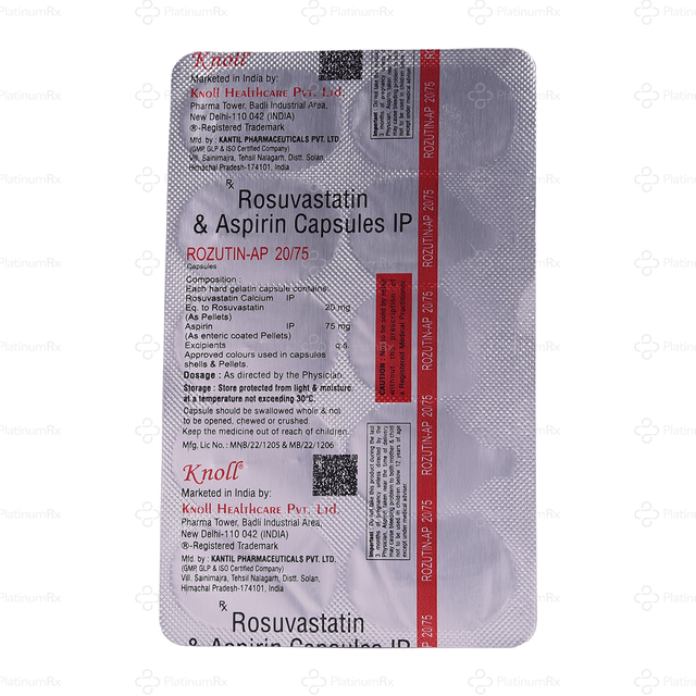 Rozutin AP 20/75mg Capsule 10s