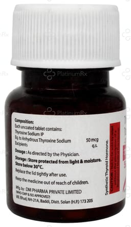 Thiroace 50mcg Tablet 100s