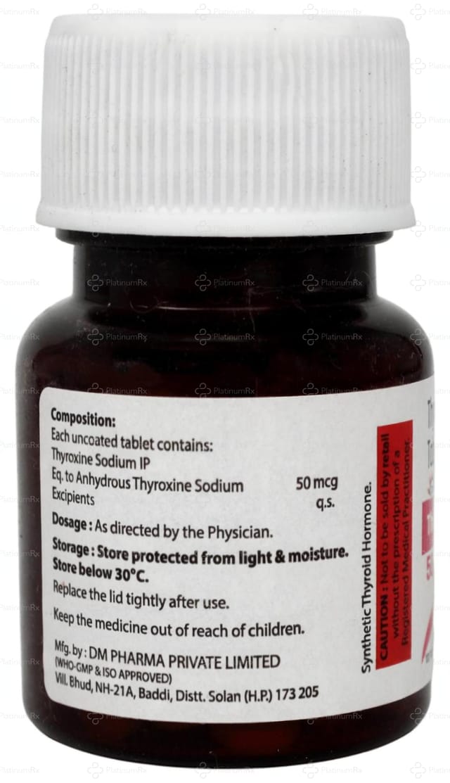 Thiroace 50mcg Tablet 100s
