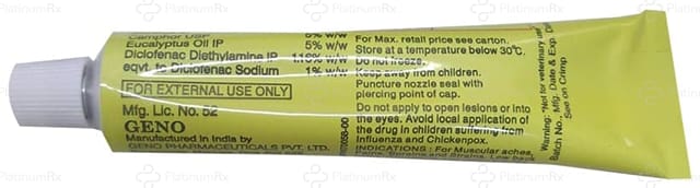 Myolaxin D Gel 30gm